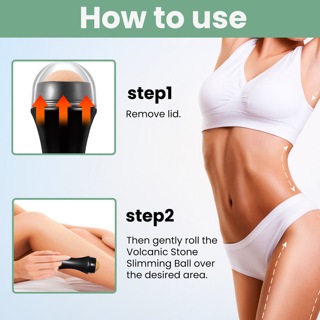 EELHOE Volcanic Stone Body Shaping Ball, Massage The Body To Lift The Muscles To Tighten The Belly Beauty Slimming Ball