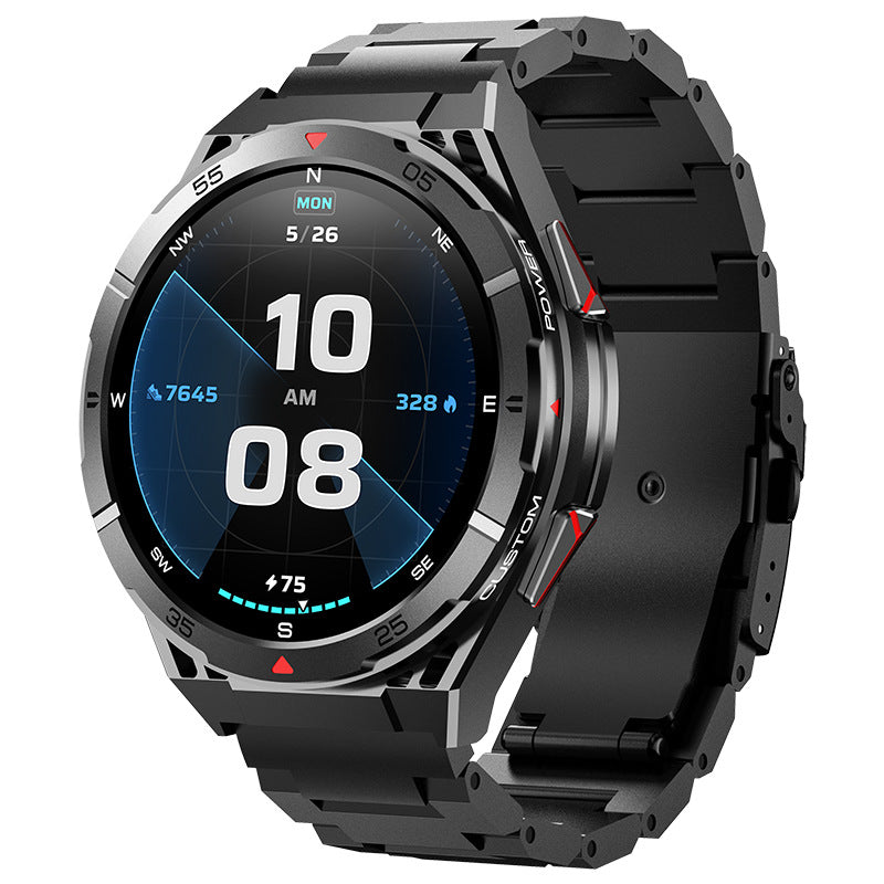X2B smartwatch Bluetooth call dual band GPS pressure compass outdoor three proof men's wristband