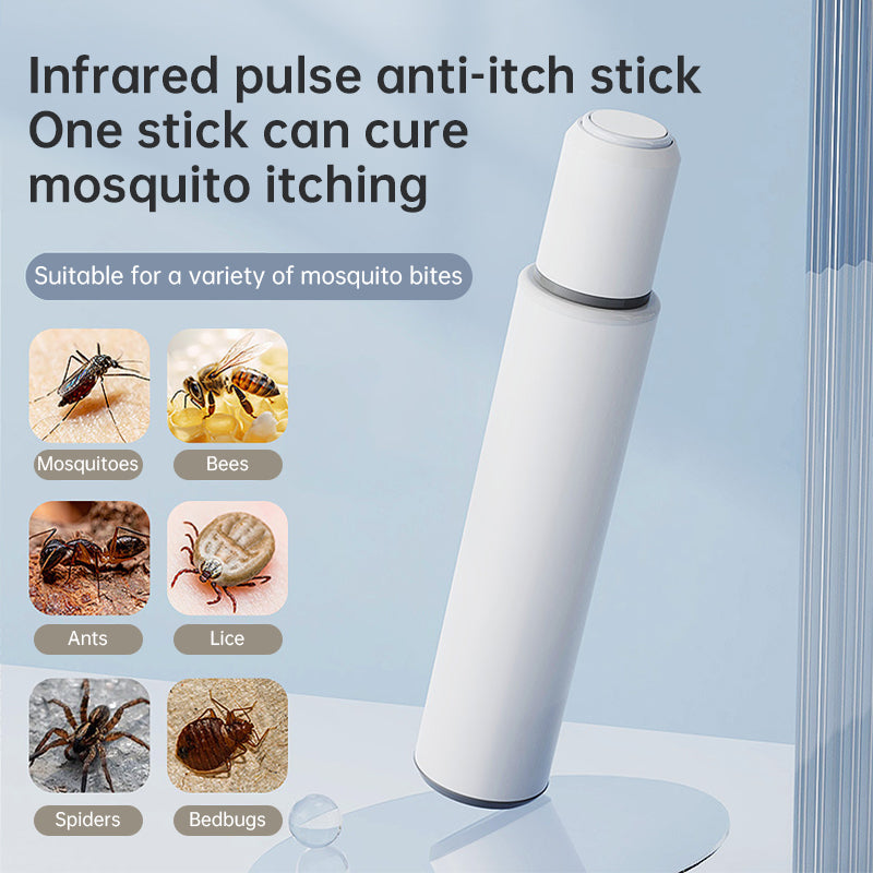 Electronic Mosquito Bite Pen: Chemical-free, natural heat anti-itch for adults, kids, camping, travel.