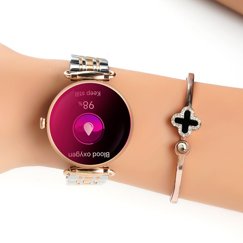Women's Smartwatch - Bluetooth Call, Heart Rate & Sleep Monitor Fitness Tracker