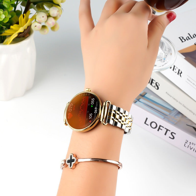 Women's Smartwatch - Bluetooth Call, Heart Rate & Sleep Monitor Fitness Tracker