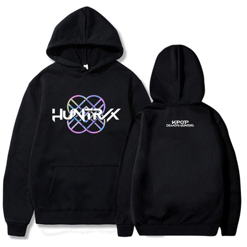 KPop Demon Hunters Huntrix Logo Hoodie Women Men Clothing
