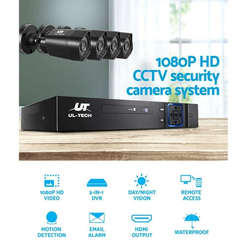 UL-tech 8-channel DVR recorder for home security surveillance system