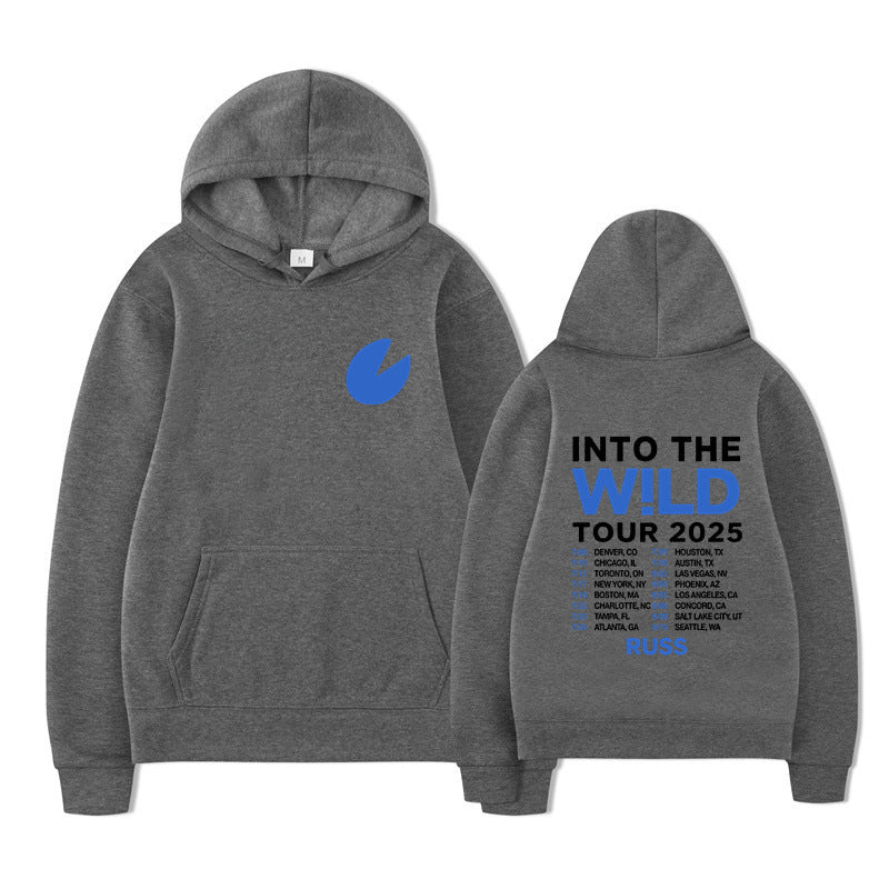 Hooded Sweatshirt with Fleece Lining for Both Men and Women, Loose Fit Casual Pullover