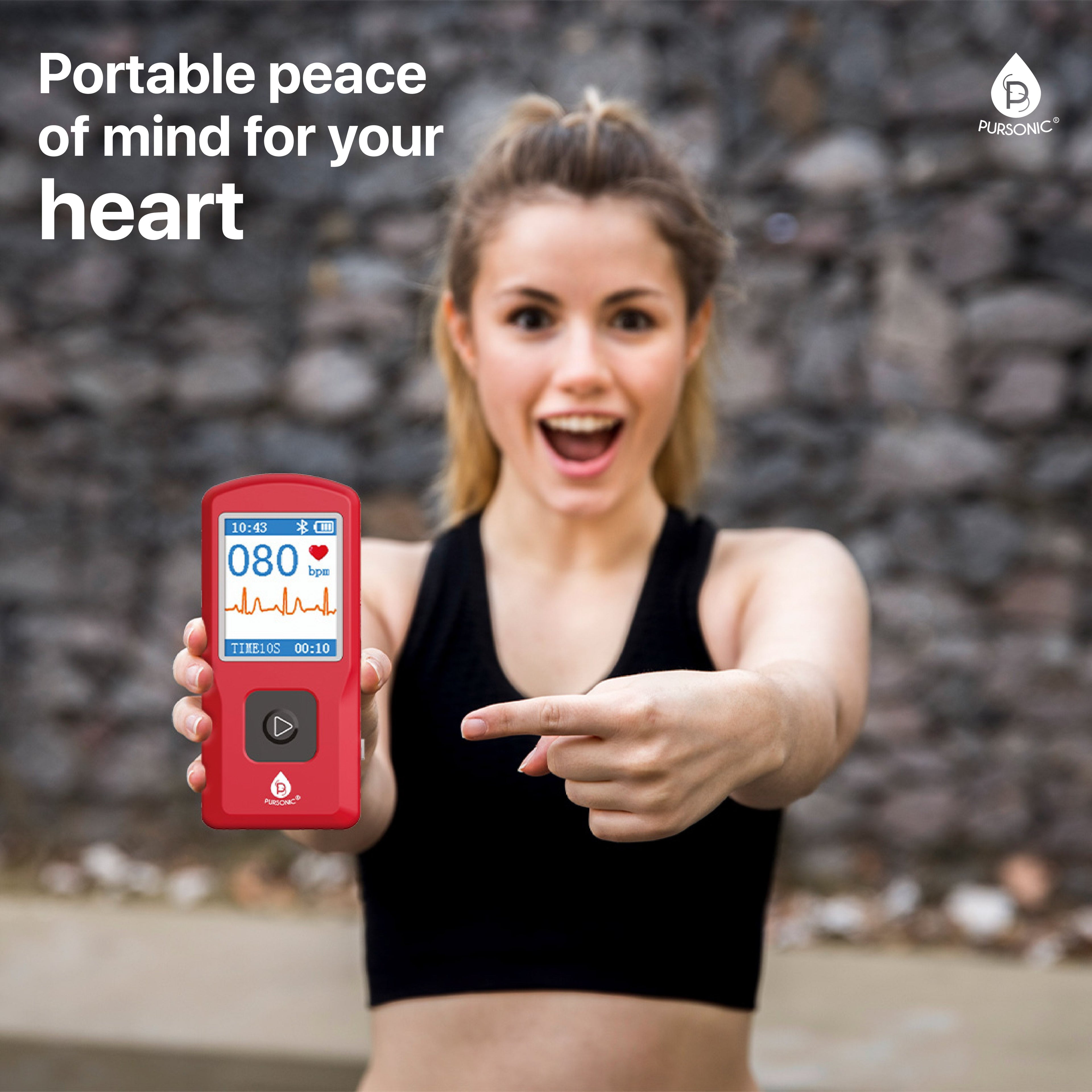 Rechargeable EKG Monitor-2