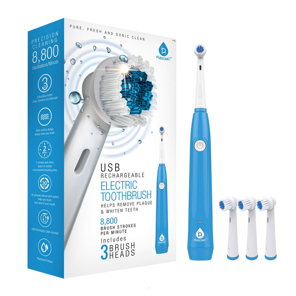 USB Rechargeable Electric Rotary Toothbrush-0