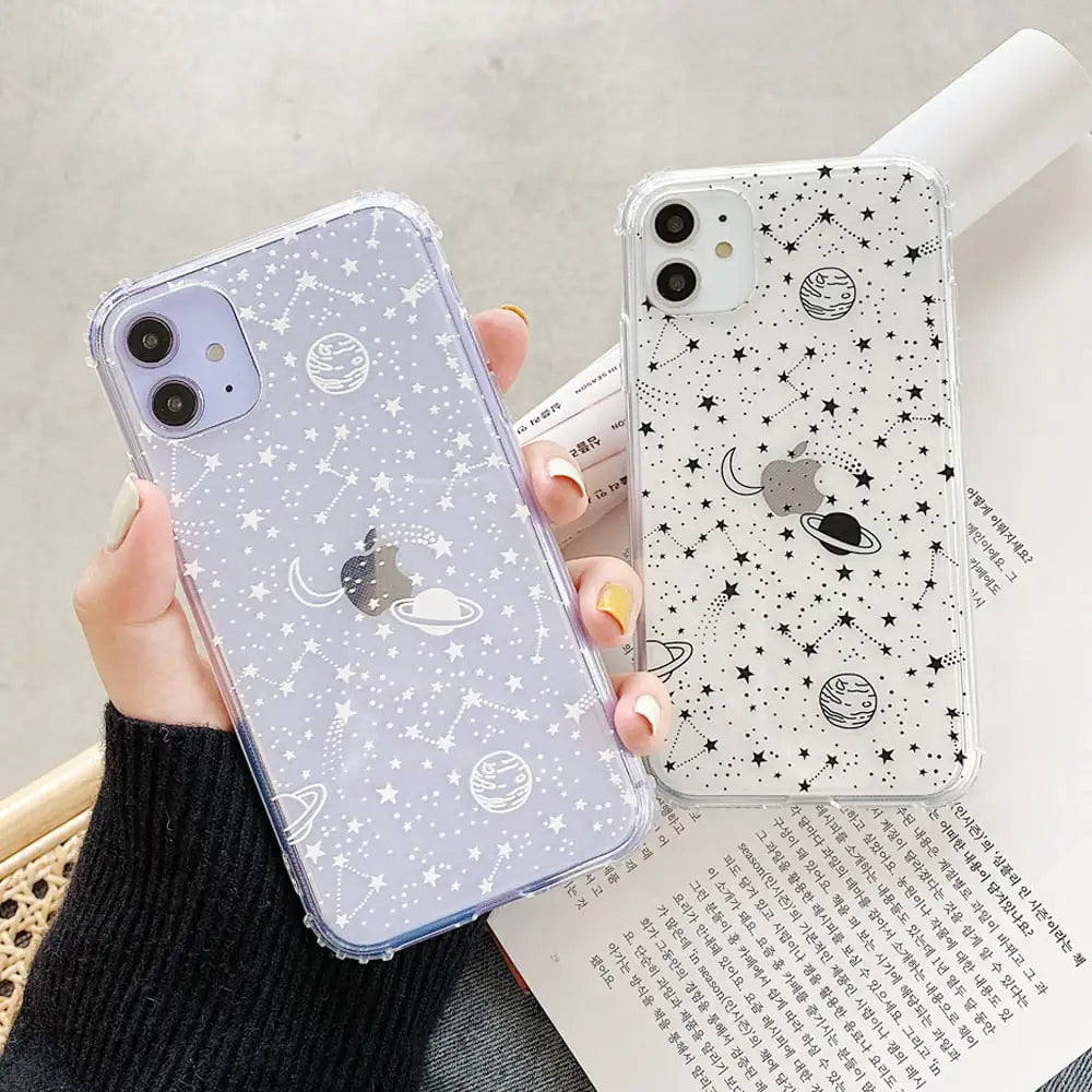 Line Universe Planet Phone Case - Sleek Protection