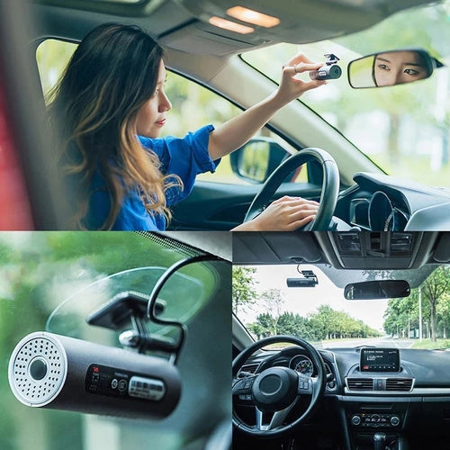 HD Dashboard Camera with Night Vision & Voice Control - 130° Wide Angle