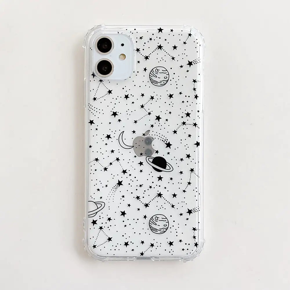 Line Universe Planet Phone Case - Sleek Protection