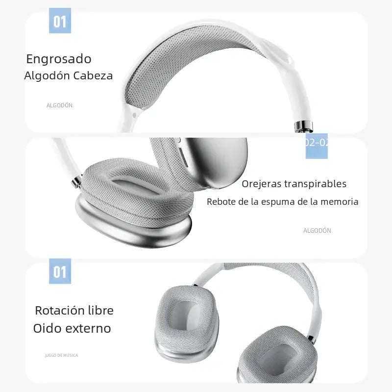 P9 Pro Max Wireless Bluetooth Noise-Canceling Headphones